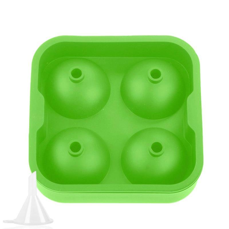 Big Ice Hockey Silicone Mold Ice Box Silicone Ice Cube Maker Skull Shape Chocolate Mould Tray Ice Cream DIY Tool: D