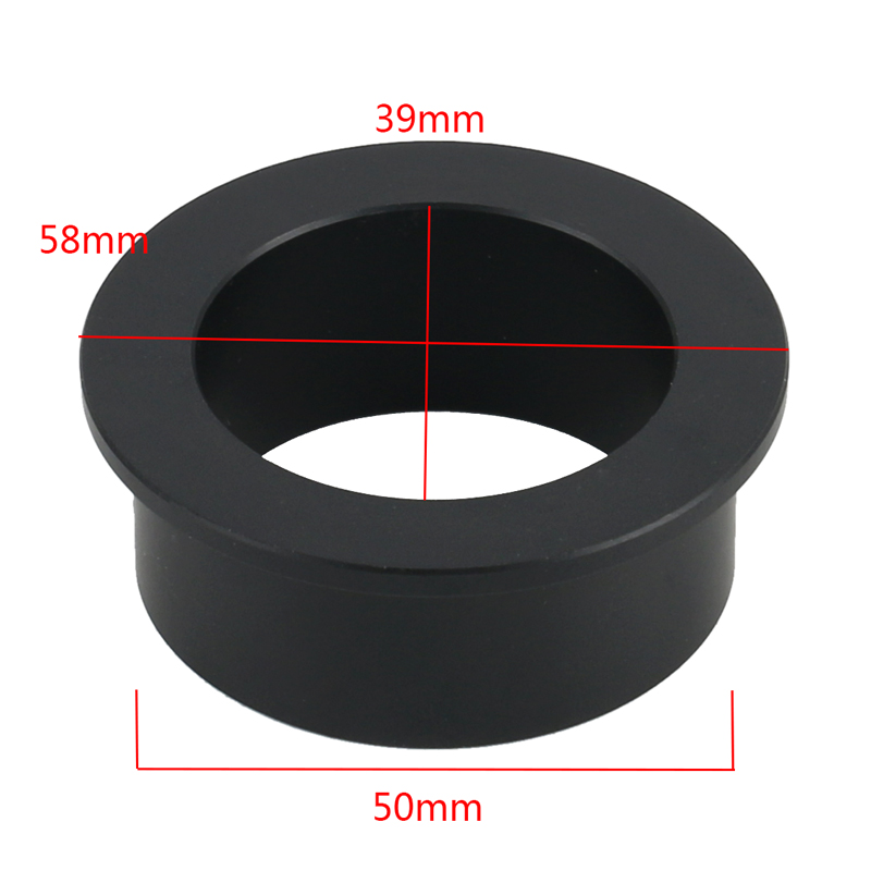 Monoculaire Lens Adapter Houder Ring Voor Aanpassing Microscopio Scherpstellen Beugel C Mount Lens Video Microscoop Camera: 50 to 39