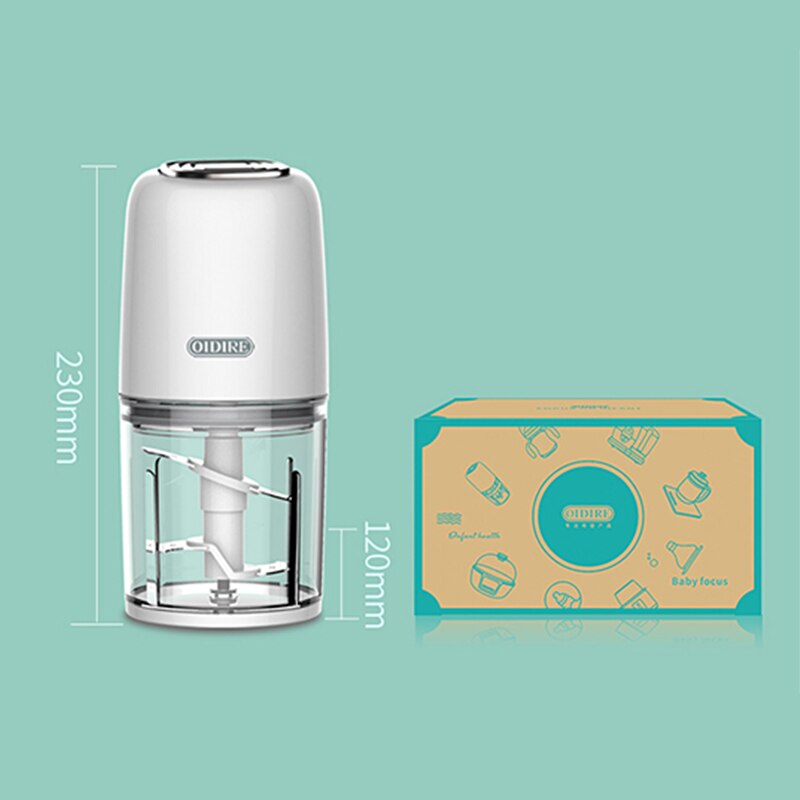 Elektrisk barnmatsmaskin glas babyfrukter grönsaker blender säkerhet praktisk mini bärbar multifunktionell juicepress