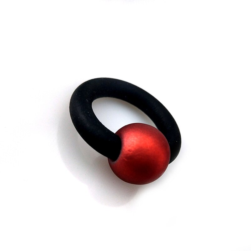 Ukebay Parel Ringen Mode Rubber Sieraden Elasticiteit Ring Vrouwen Lichaam Accessoires Eenvoudige Handgemaakte Sieraden