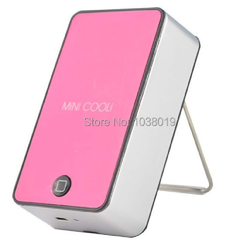 C1-1,Mini Portable HandHeld Table Air Conditioner Cooler Cooling Bladeless Fan USB Rechargeable Battery,Ventilador