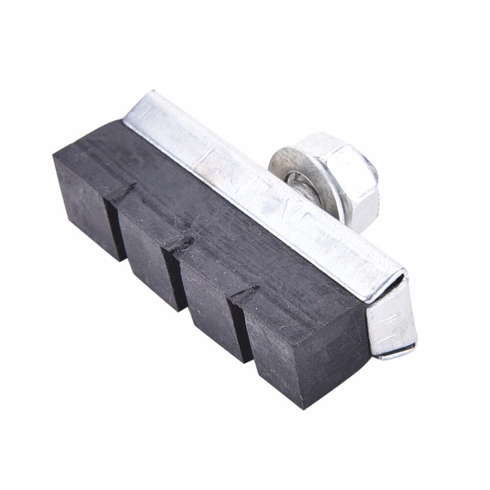 4Pieces V-Brake Pads Bike Brake Blocks For Classic Bike Cycle Bicycle Cycling Caliper Braking Shoes Holder Accessories