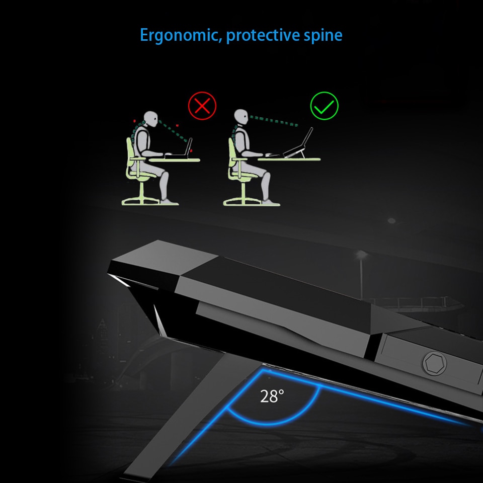 Laptop cooler 2 USB Ports and Six cooling Fan laptop cooling pad Notebook Stand for 12-15.6 inch for Laptop