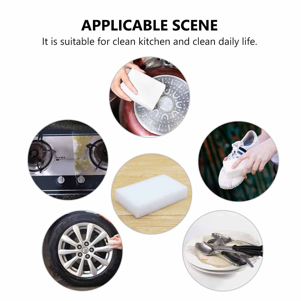 20/30Pcs/set Magic Sponge Eraser Cleaning Melamine Multi-functional Foam Cleaner Pad Kitchen Sponges Scouring Sponge 10*6*2cm