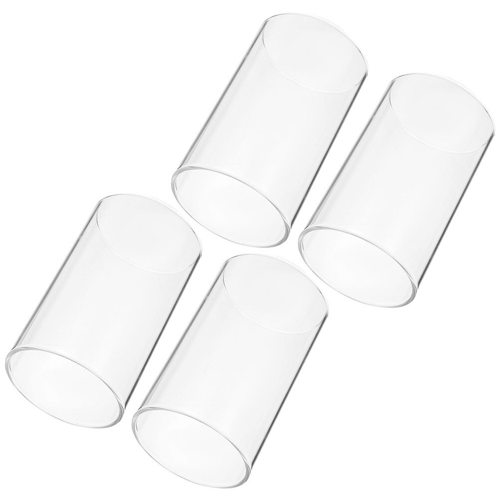 Decorazioni per candele antivento multiuso in vetro da 4 pezzi