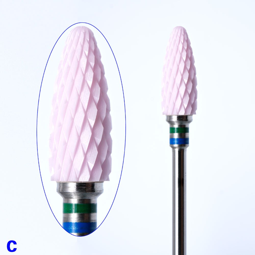 Keramische arte de uñas Boor molino cortador Voor uñas Elektrische Boor máquina de manicura Apparaat Accessoire Verwijderen acril polaco