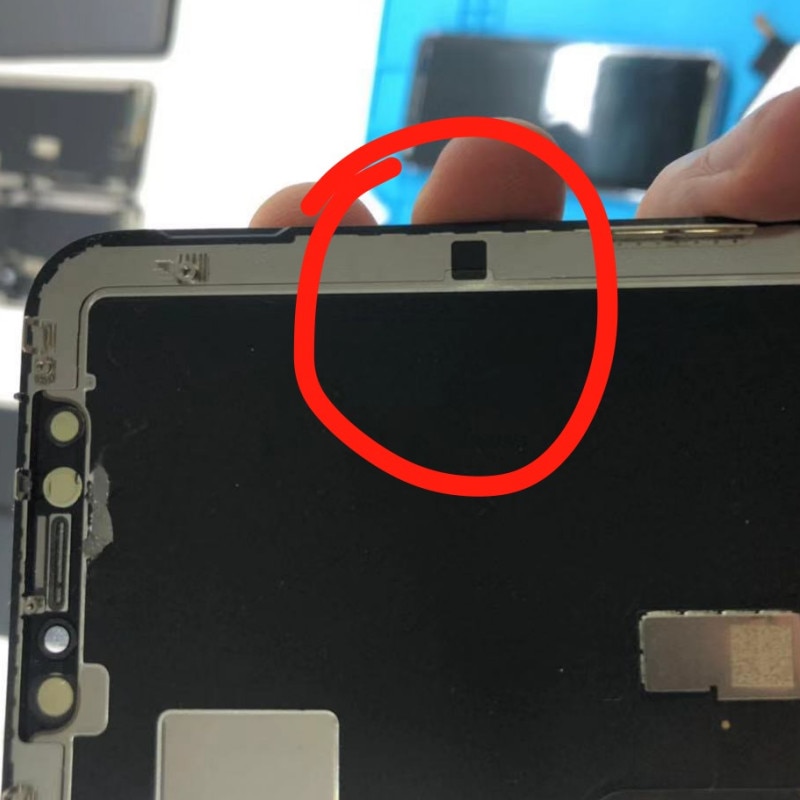 100 pz/borsa Autoadesivo per il Telefono x xs xs-max Display LCD Adesivo Cavo Della Flessione Striscia Adesiva per il telefono mobile di riparazione