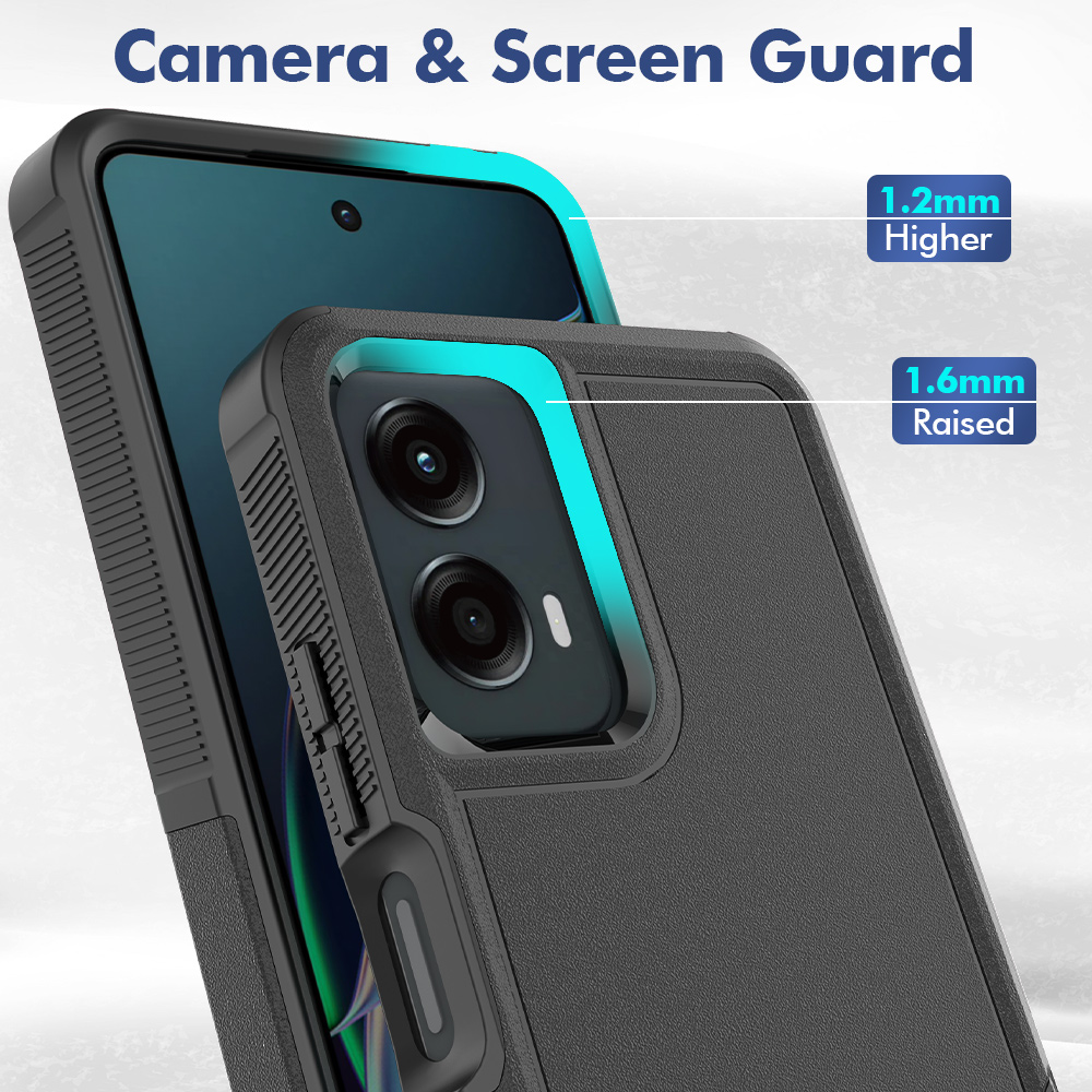 Moto G 5G Protective Phone Case Shockproof Case Dual Layer Hard Cover for Motorola G 5G With Screen Protector