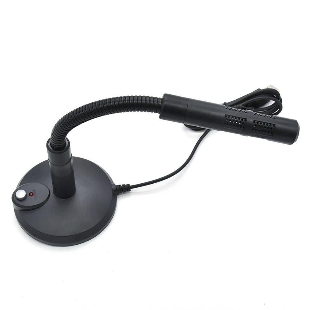 Mini USB Desktop Mic Professionnel Noise Reduction Studio Speech Microphone with Switch for PC Computer Laptop
