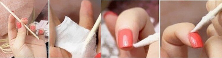 novedoso de manicura de madera, 100 unidades/paquete, 11,5 cm, bastón de madera naranja, quitacutículas, diseños de uñas, palillo para decoración de uñas