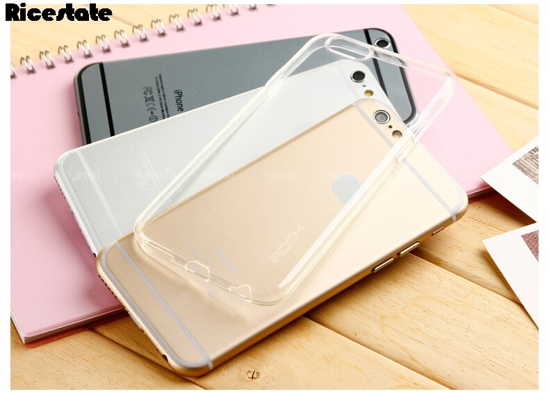 Funda transparente de TPU para iPhone, carcasa suave de gel de silicona Superfina para iPhone 6, 6s Plus, x, XS, MAX, XR, nueva