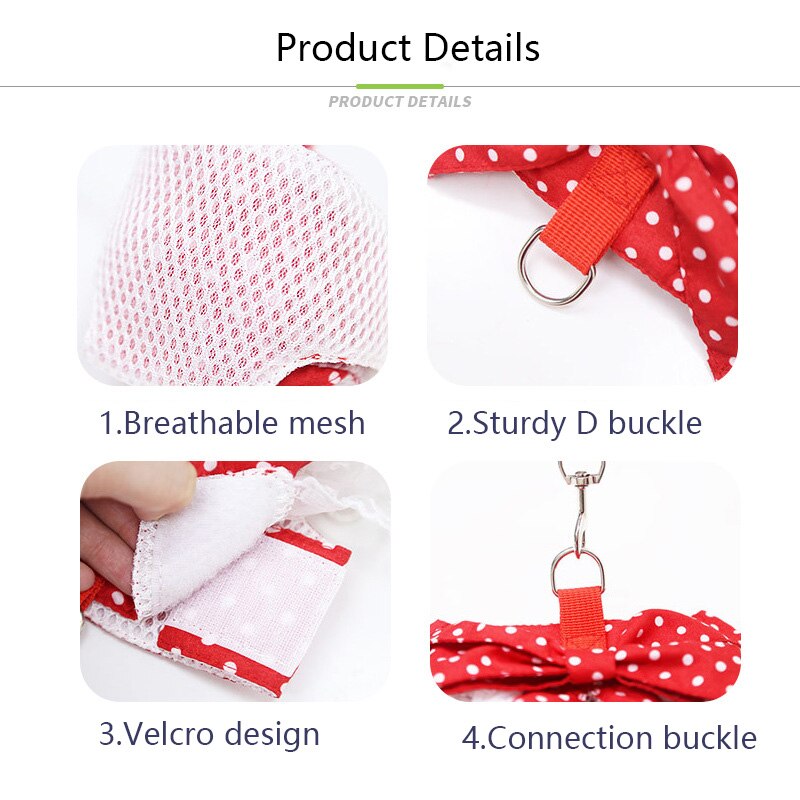 Mooie Huisdier Kraag Cat Clothes Leash Producten Pommeren Borst Harnas Hondenlijn Huisdieren Accessoires Voor Katten Teddy Puppies