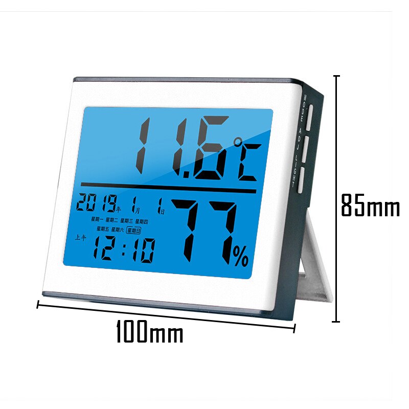 Digital Thermometer Hygrometer Indoor Outdoor Temperature Humidity Meter Display Weather Station Monitor Gauge LCD Screen #2: G272225
