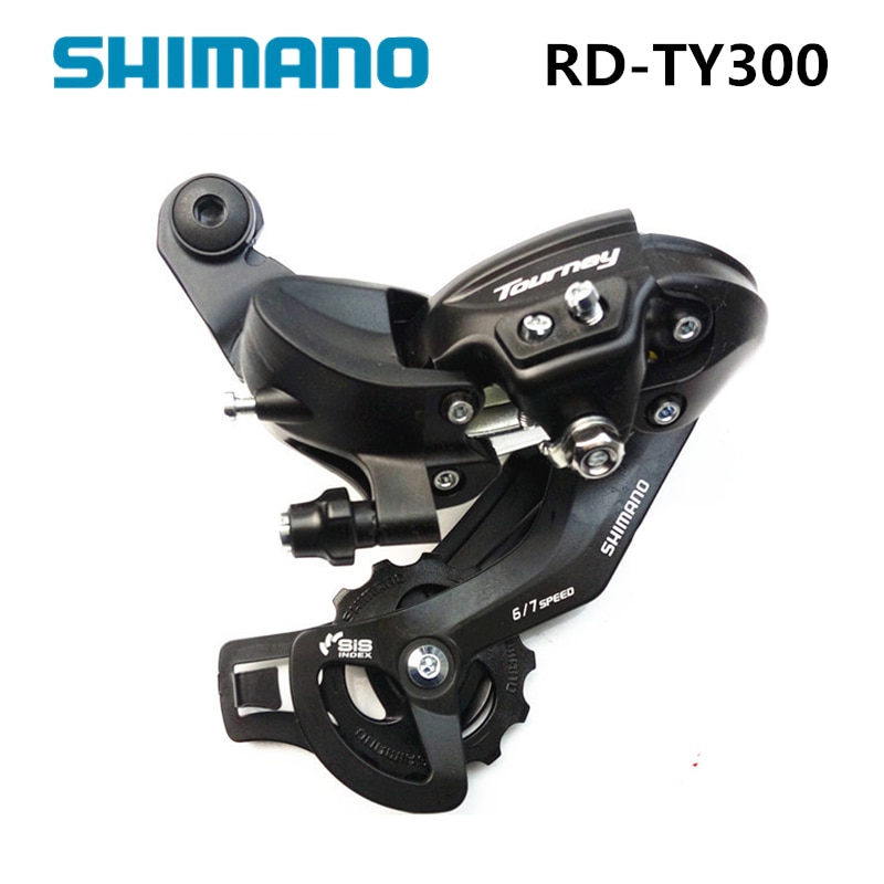 Shimano Tourney Rd-ty300 Achterderailleur 6-7-speed Directe Montage Zwart Fietsversnellingen