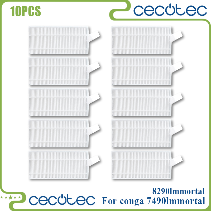 For Cecotec Conga Compatible 7490 Immortal / 8290 Immortal / Kabum Smart 900 Spare Parts Brush Mop Filter Dust Bag Accessories: Orange