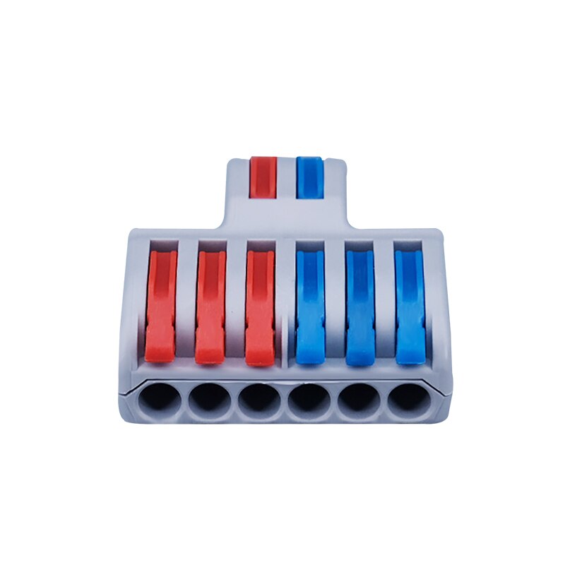 10Pcs Quick Wire Connector Lt Spl Universal Bedrading Kabel Connectors Push-In Dirigent Terminal Block Elektrische Splitter: SPL-62
