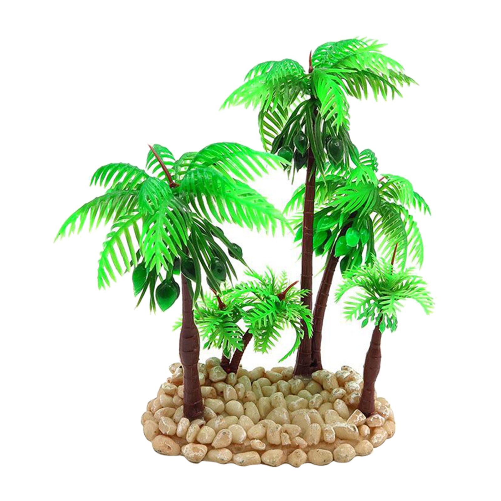 Artificial Plastic Aquarium Plants - Coconut Tree - Different Designs 06: E