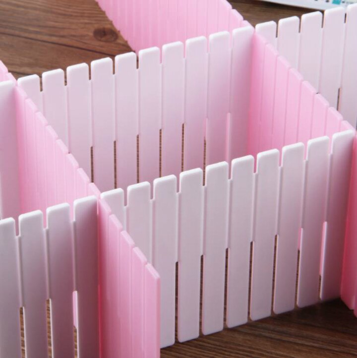 4 Pcs/lot Storage Drawer Organizer Home Kitchen Badroom Board Free Divider Makeup Tableware Storage Box