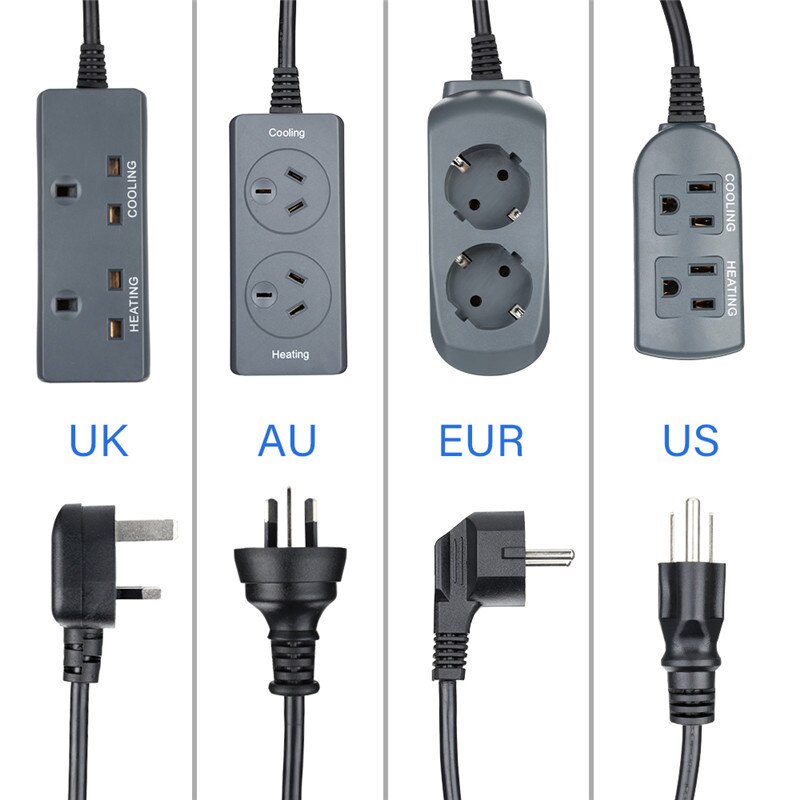 Inkbird ITC-308S régulateur de température automatique de chauffage/refroidissement avec sonde d'aquarium Durable pour piscine et alarme d'ambiance d'eau salée