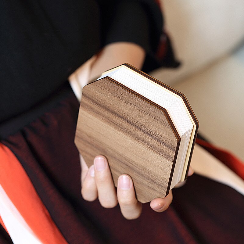 LED Portable Night Light Foldable Flip Book Light Charging Wooden Organ Light Adjustable Light Book Desk Kids Lamp