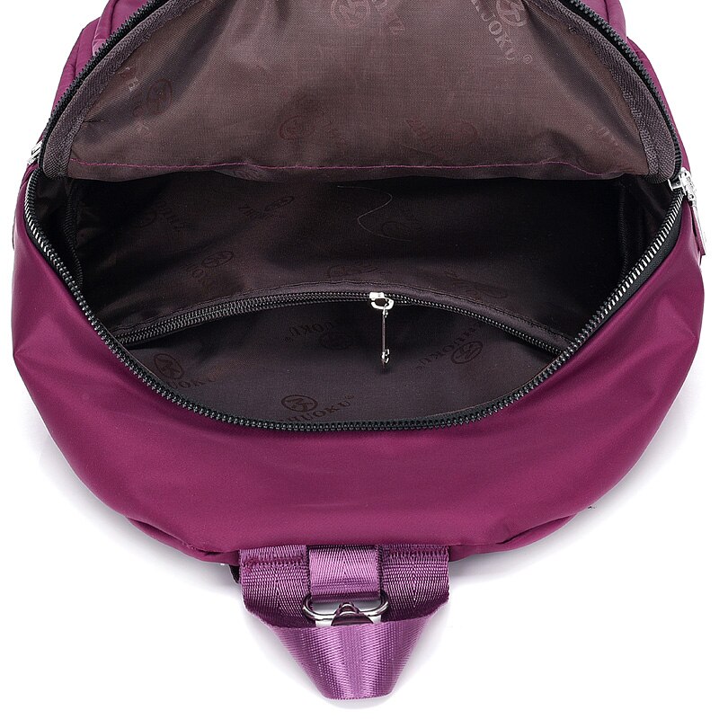 Vrouwen Waterdichte Nylon Rits Rugzak Reizen Ongedwongen Schoudertassen Schooltas Rugzakken Mode Sac Schooltassen Voor Tienermeisjes