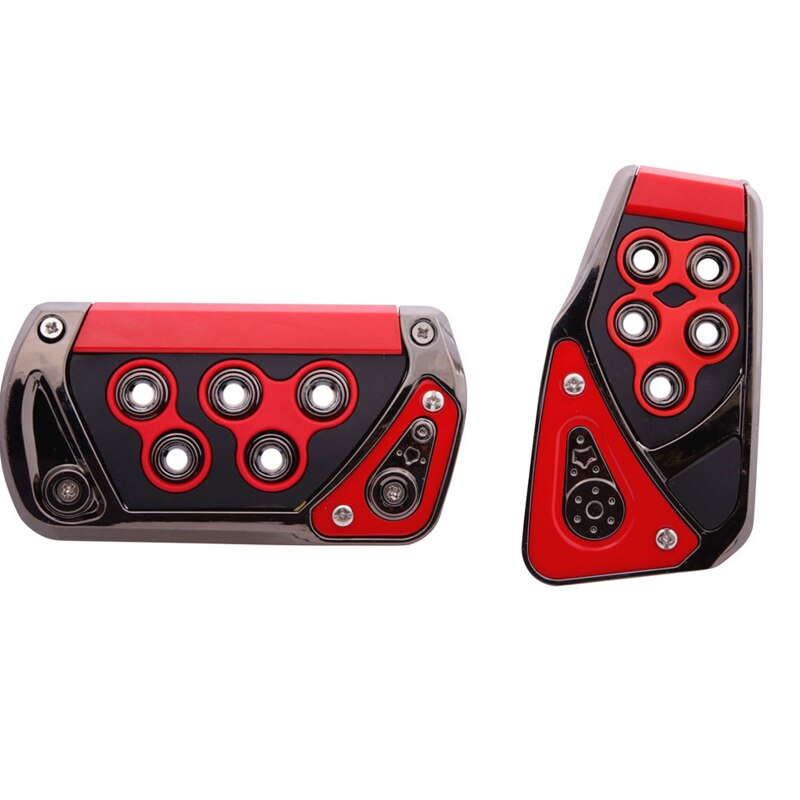 Couvercle universel pour pédale de voiture, 2 pièces, accélérateur de pédale de Sport automatique, couvercle de plaquette de frein de carburant pour accessoires de voiture
