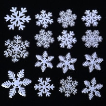 27 stk / sæt jul snefnug vindue klistermærker genanvendelig vinter børneværelse dekorationer mærkater år væg klistermærker indretning