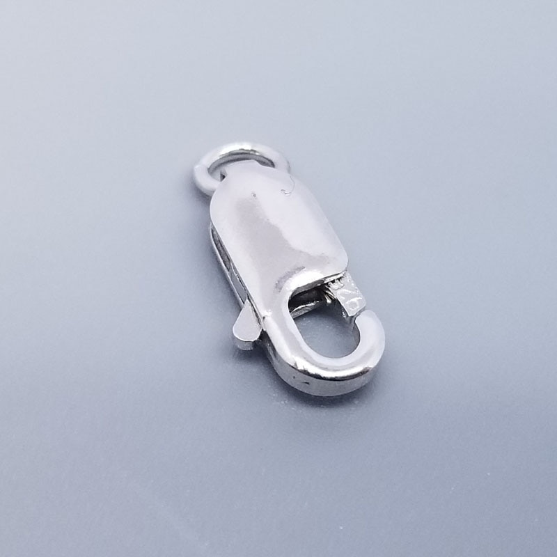 Echt Echt Puur Massief 925 Sterling Zilver Karabijn Haak Klauw Gesp Met Ring Connector Sieraden Maken Bevindingen