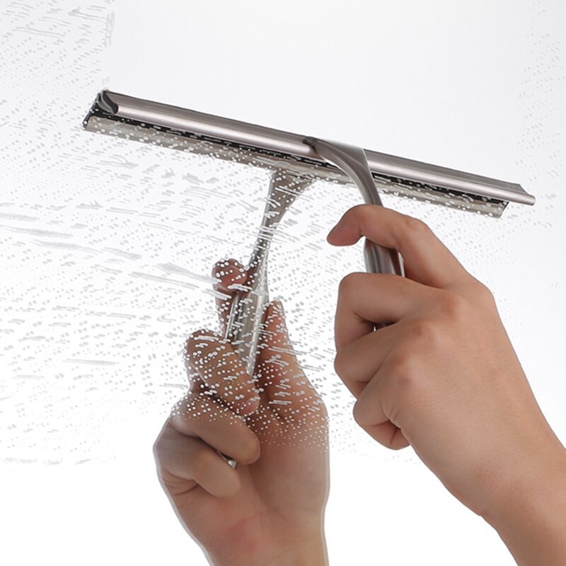 304 Stainless Steel Glass Scraper Window Cleaner Window Brush Multifunctional Cleaning Scraper Tile Wiper