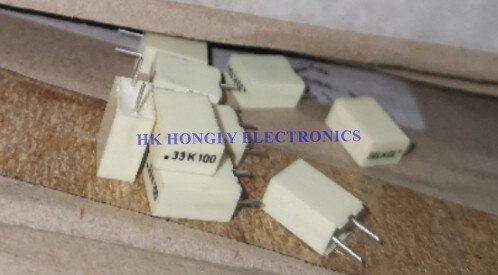 50PCS R82 100V .1J100 .12J100 .15J100 .18J100 .22J100 .47J100 .33K100 474J100 0.1UF 0.12UF 0.15UF 0.18UF 0.22UF P=5mm Capacitor: .33K100 0.33UF