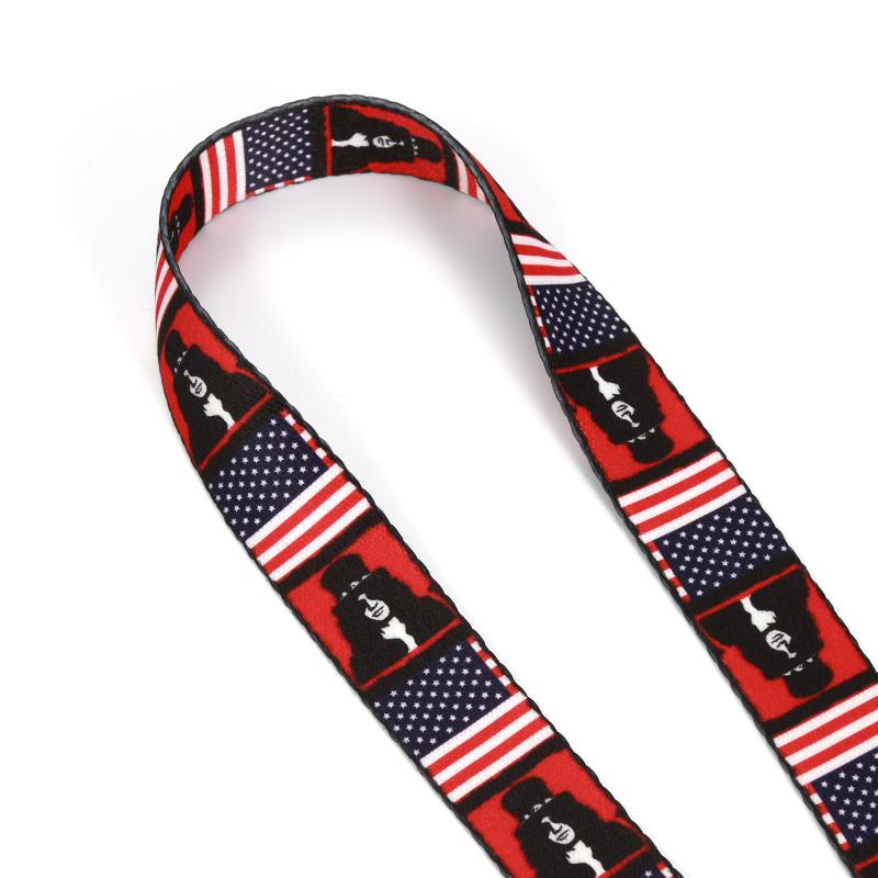 Ethnic Style Ukulele Guitar Halter Strap Durable Adjustable Printing Ribbon Clip-on Guitar Belt Sling Instrument Guitar Accessor: 3