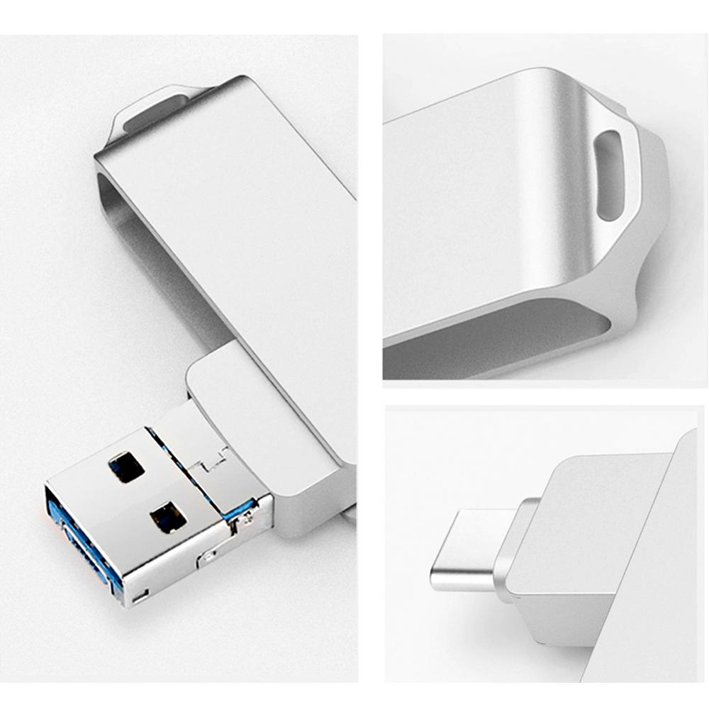 Unidad Flash BRU 3 en 1 Usb Otg 3,0 para unidad de Memoria Usb de alta velocidad tipo c Android Usb 16gb 32gb 64gb 128gb 256gb Pendrive