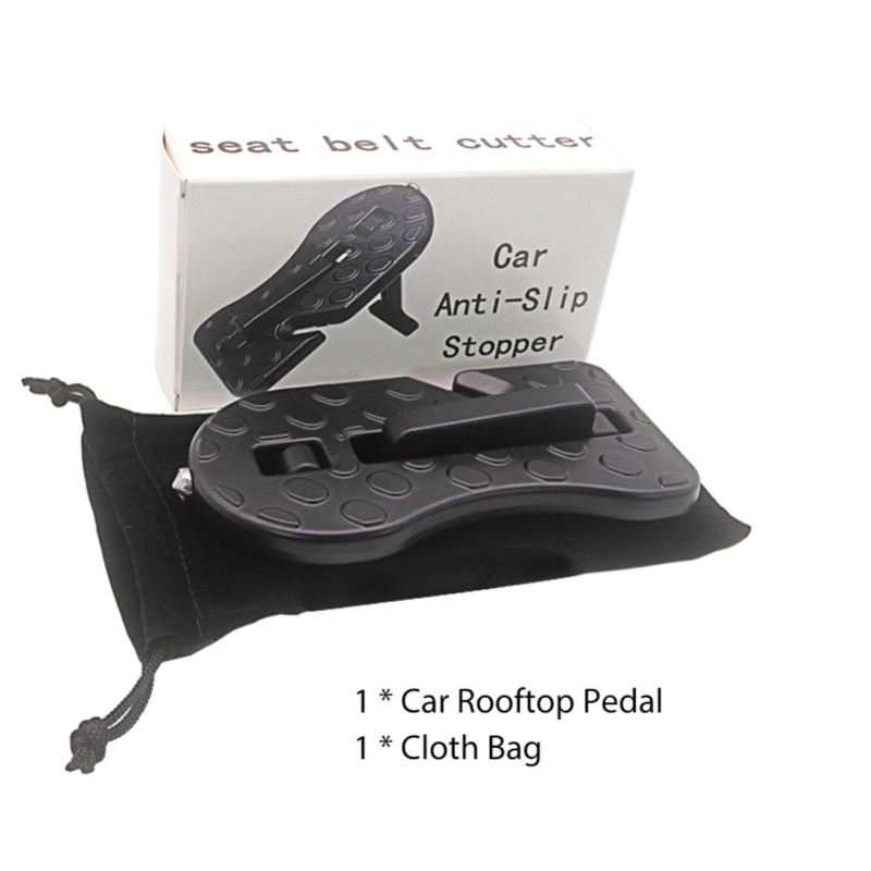 Biltilbehør bilhjælp pedal suv på taget pedal hjælpekrog dør adgang tag praktisk foldepedal fodstøtte pedal