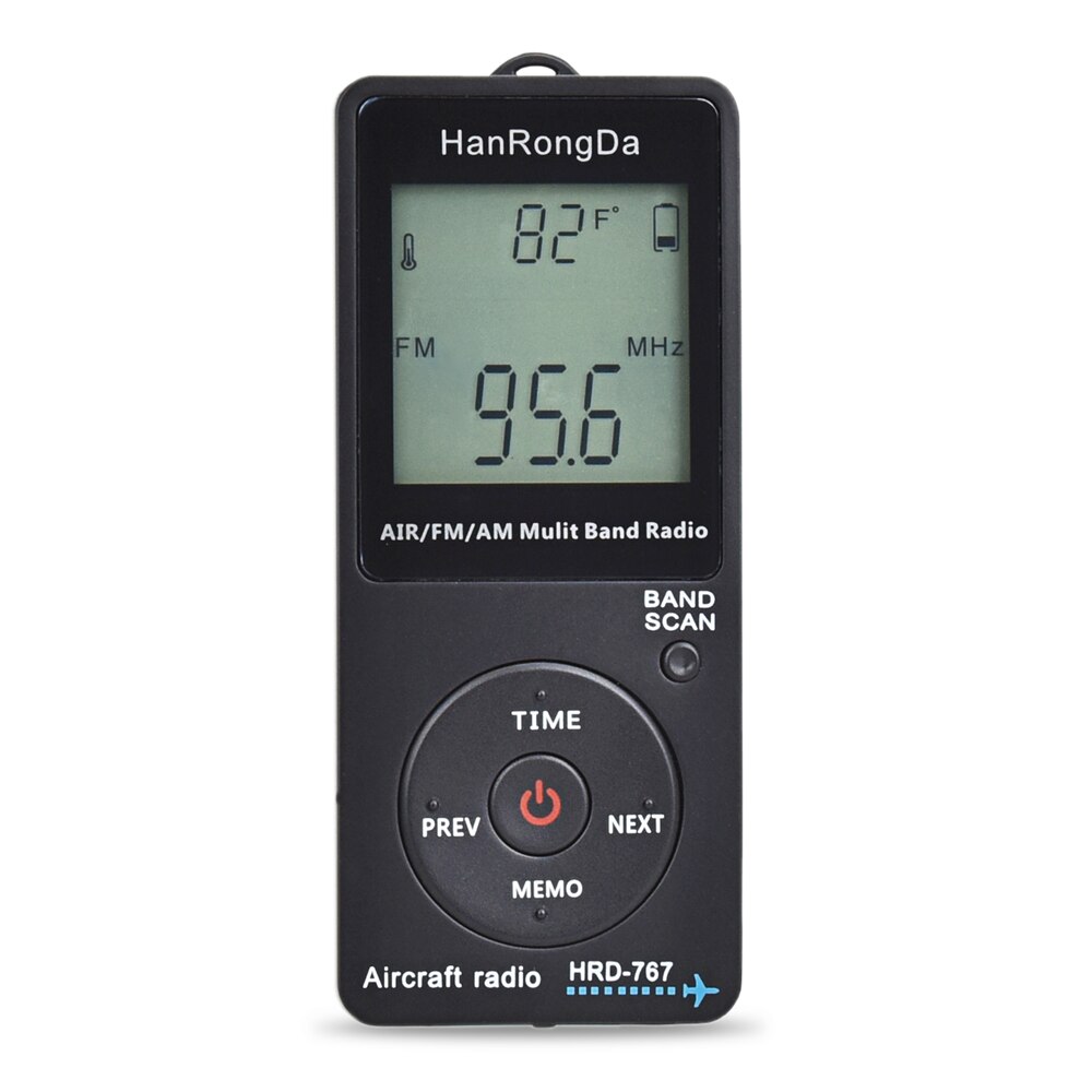 Mini Portable Aviation Band Radio, Built-in 400mAh... – Grandado