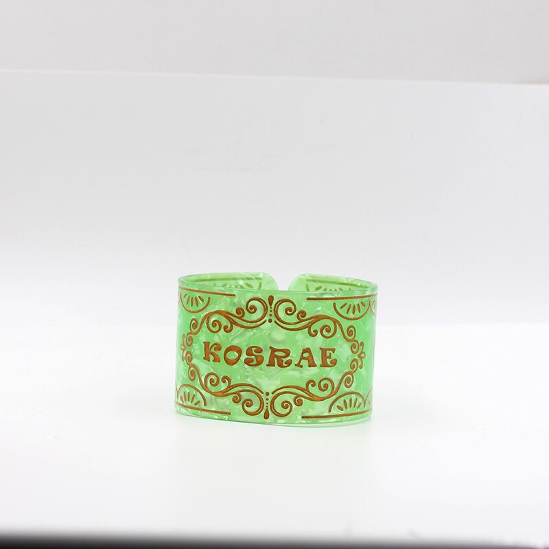 Brazalete con escudo de tortuga samoana, pulsera Tribal ancha con epoxi dorado, superventas: 7
