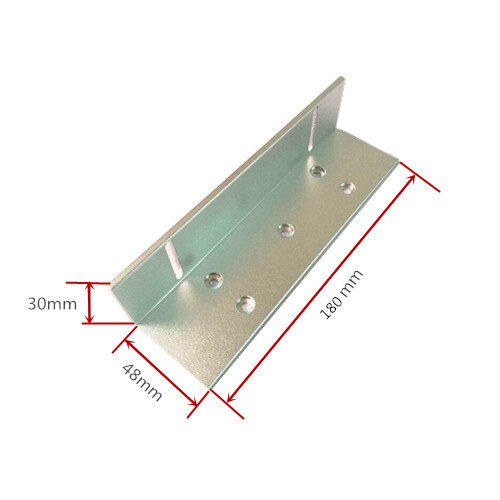 ZL-Beugel voor 280 KG Elektromagnetische Lock Geïnstalleerd op Houten Metalen Deur