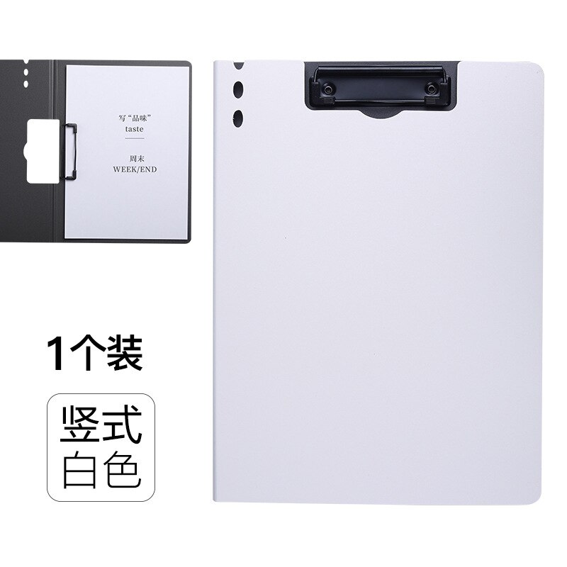 Dossier vertical A4, fournitures de bureau pour entreprises, classeur horizontal, livre de données, test, papier de stockage, clip pad: B6