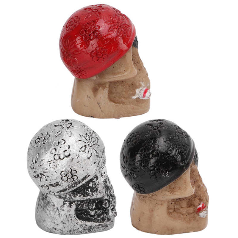 Ventiel Cover Ventieldopjes Roestvrij Schedel Stijl Universele Voor Auto &#39;S Fietsen Suv &#39;S Vrachtwagens Motorfietsen