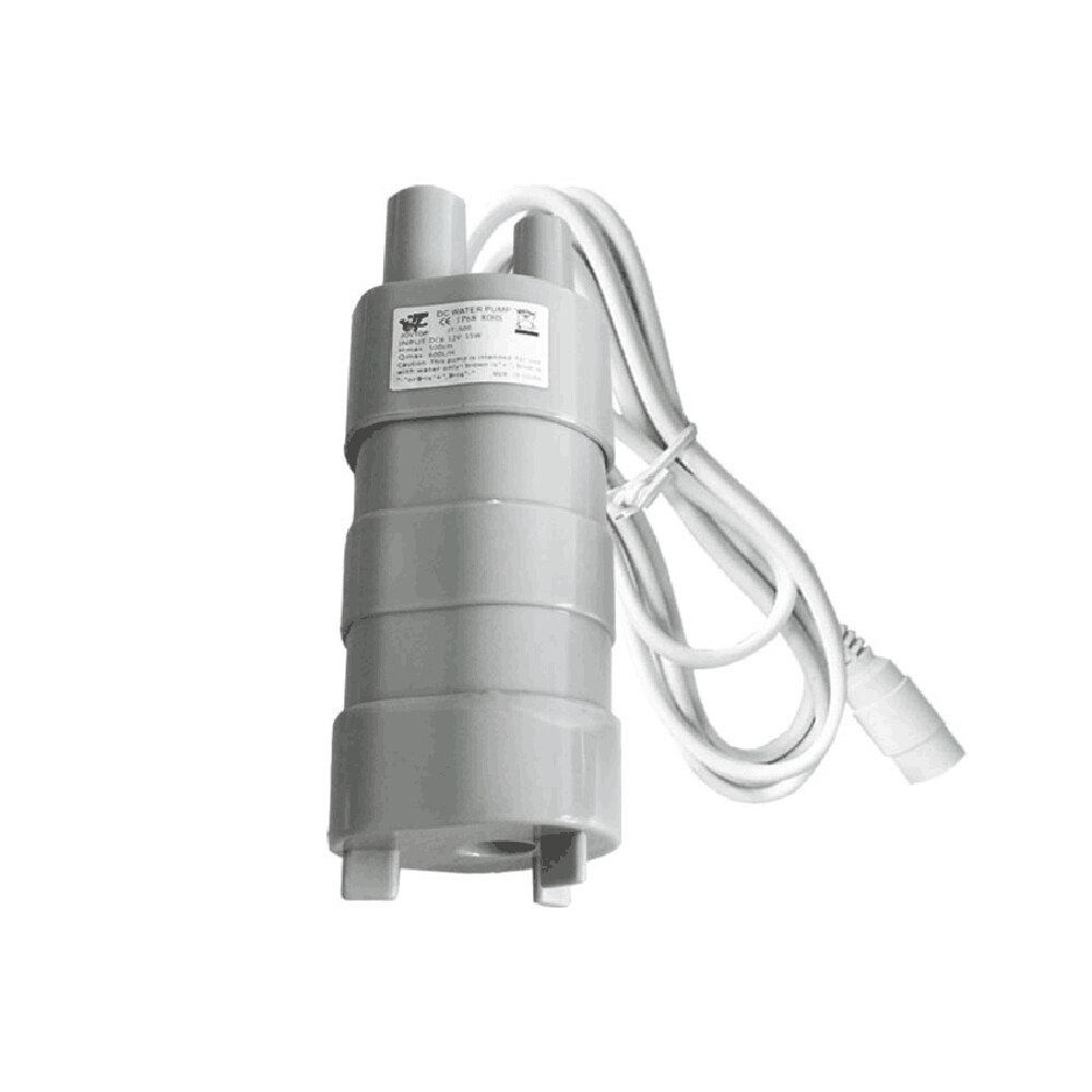 Dompelpomp 24V 600L/H Hoge Druk Dompelpomp 3-Fase Micro Motor 5 M 10L/M High-Lift Waterpump: white cable