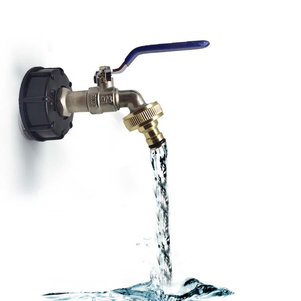 3/4 Inch Adapter Adapter Faucet Wire IBC Tank Adapter Tap Replacement Connector Fitting Valve For Home Connectors for Garden Irr