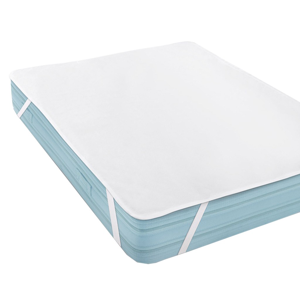 Drap de lit imperméable 200x90cm | Pour coussin et toppers, avec bande, protecteur de lit, housse de matelas imperméable #317
