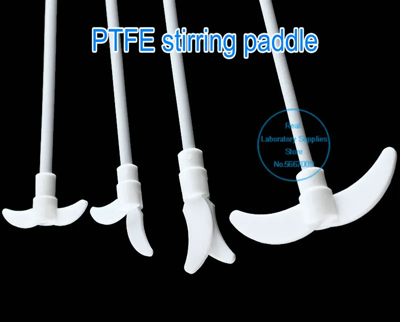 1 st labb 250mm to 500mm hopfällbar omrörarpaddel ptfe omrörarstång för skollabbexperiment
