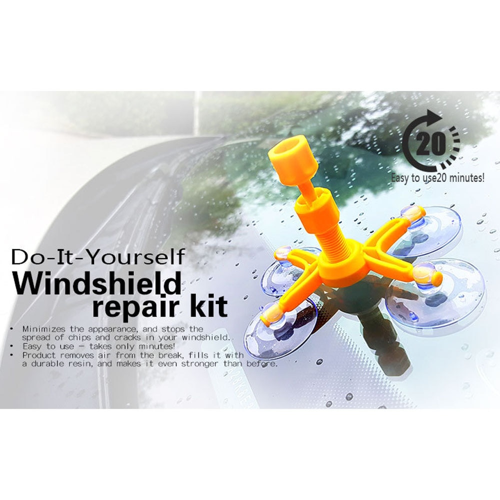 Autoruit Reparatie Gereedschap Voorruit Reparatie Kits DIY Auto Glas Voorruit Reparatie Glas Kras Crack Herstellen