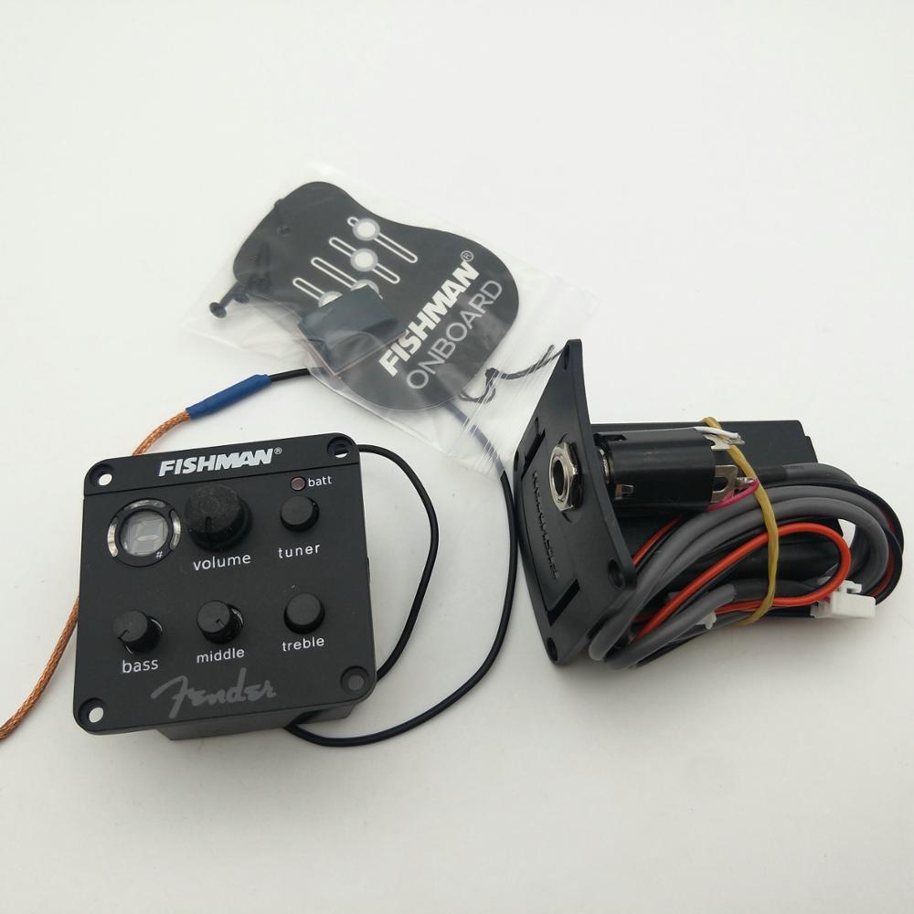 Fishman ISYS EQ Tuner Piezo Pickup Preamp Systeem voor Akoestische Gitaar Pickups