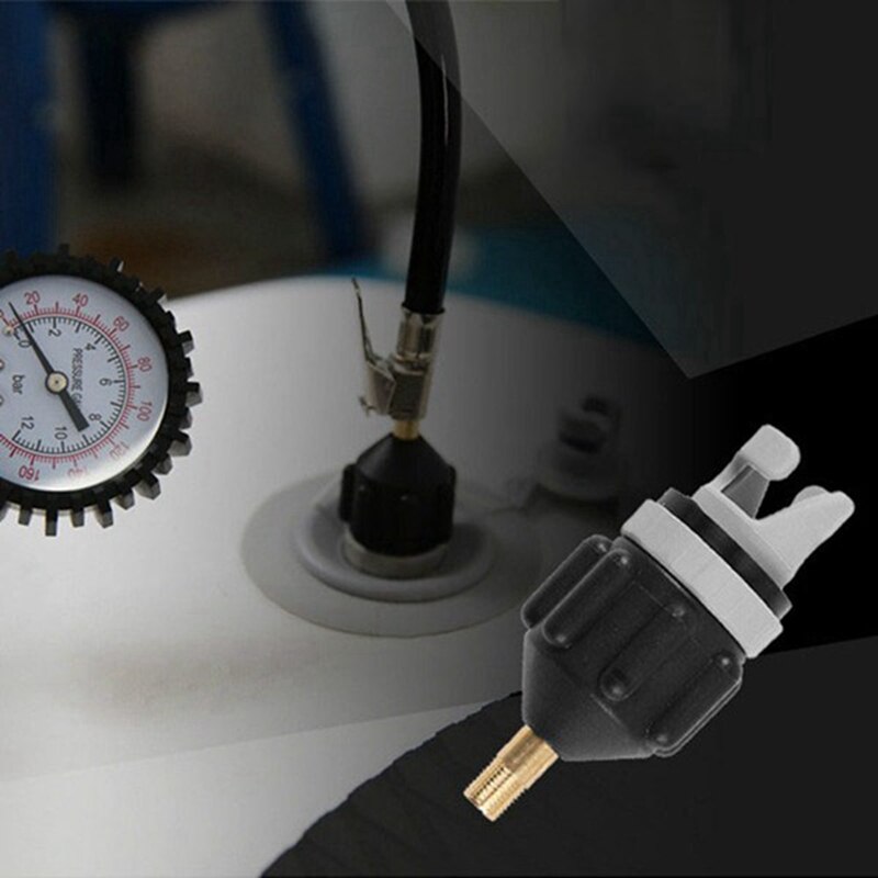 2Pcs Inflatable Boat Pump Adapter Inflating Boat Valve Adapter Air Valve Adapter for Inflating Boat Outdoor