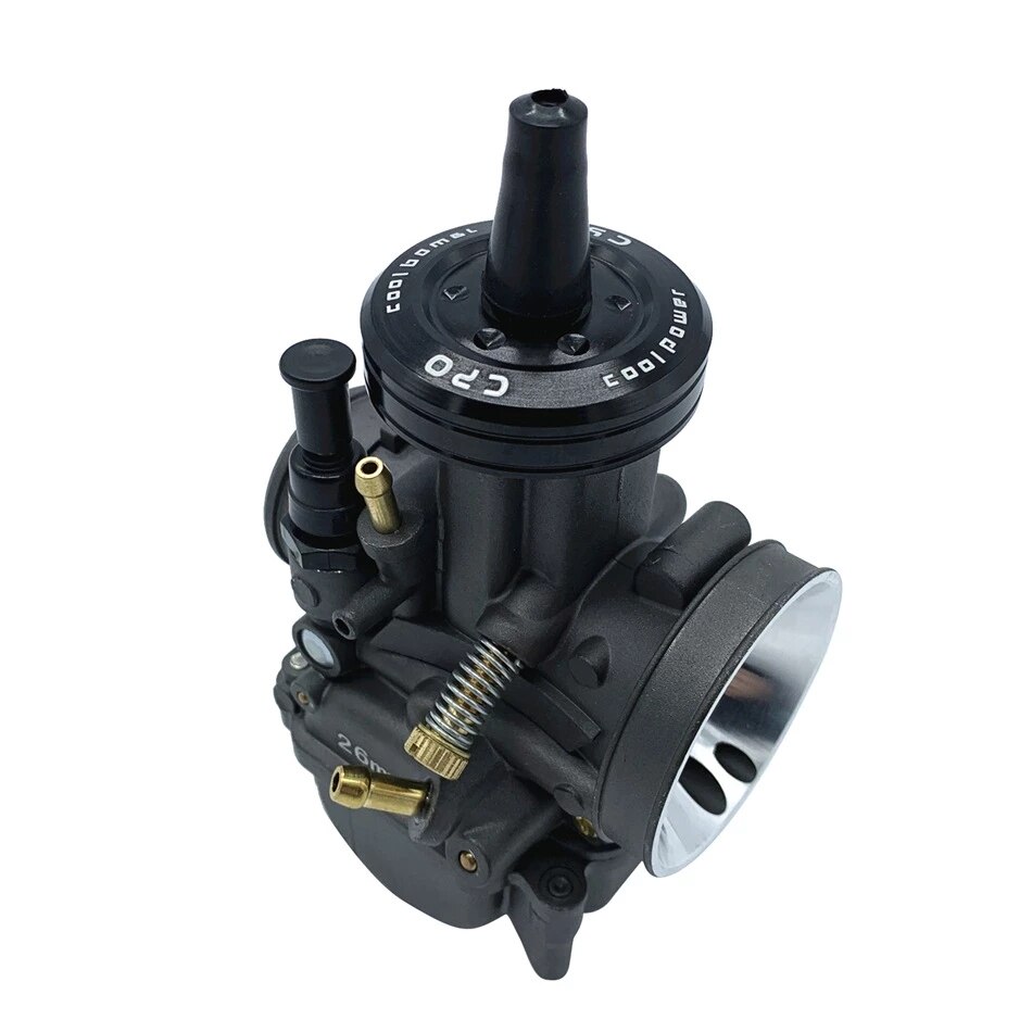 Carburador de cortina plana para motocicleta, Scooter 2T 4T PWK 24 26 28 30mm Power Jet, juego de carburador de Motocross para moto de cross de alto rendimiento