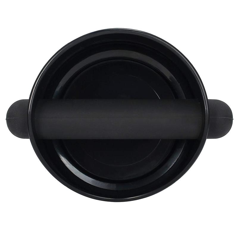 Espresso Knock Box Anti Slip Coffee Grind Dump Bin Waste Bin with Detachable Knock Bar for Barista