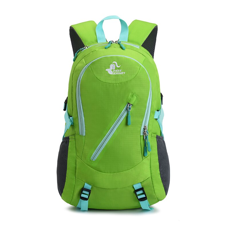35l udendørs camping rygsæk til vandreture taske ultralet klatring vandtæt mandlig rygsæk trekking cykel rygsæk sport: Grøn