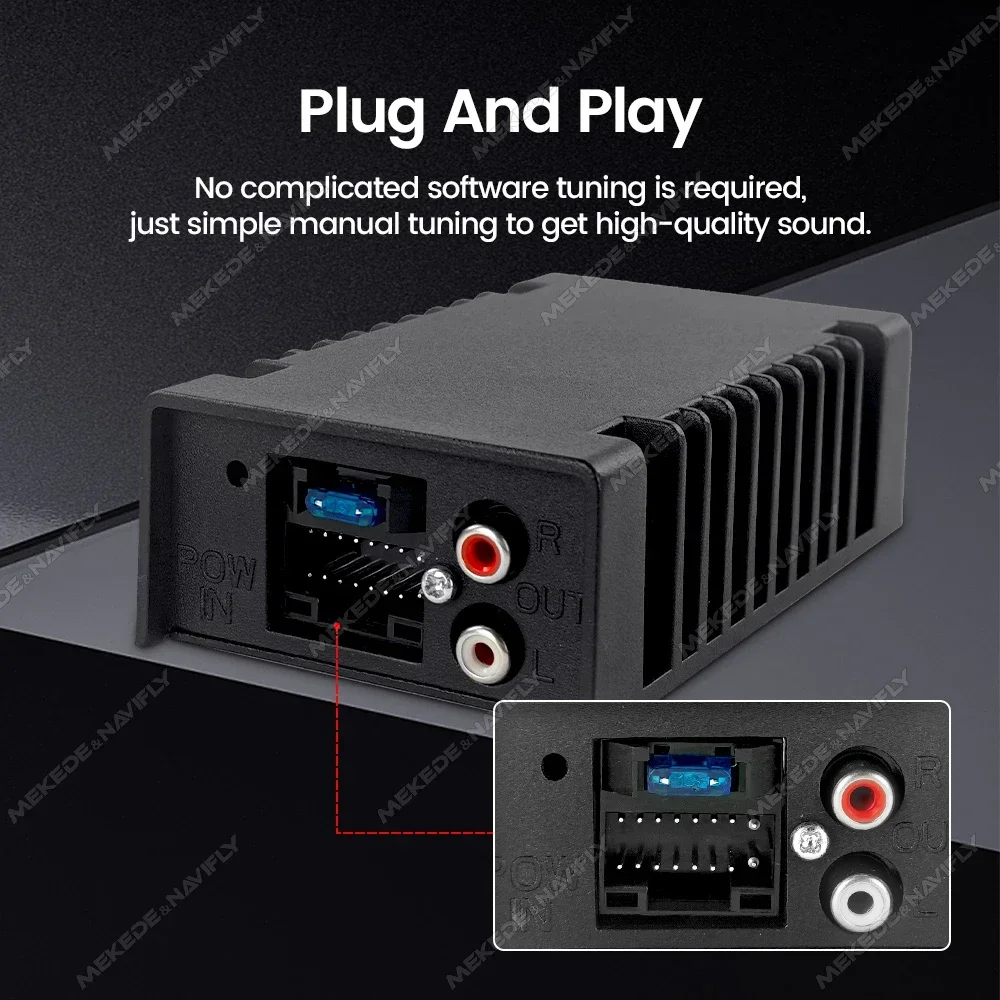 Auto Audio- DSP Prozessor 4*39W für Android Radio Stereo Universal- Verstärker HIFI Lautsprecher Einfache Verbessern Subwoofer stecker und Spielen