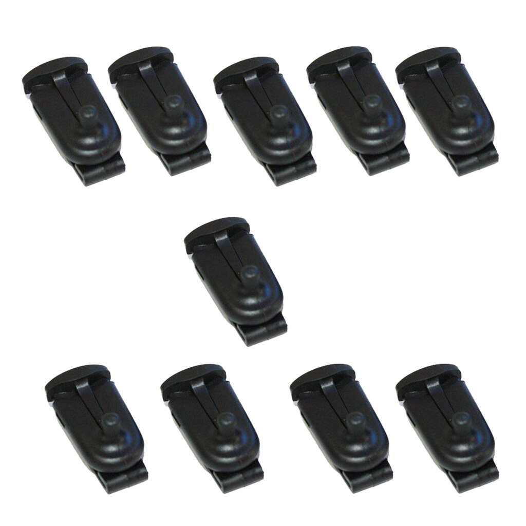 10 Pieces Belt Clip For Motorola Talkabout 2 Way Radios Walkie-talkie Black